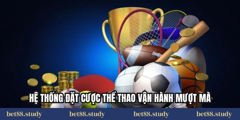 Hệ thống đặt cược thể thao vận hành mượt mà